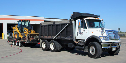 Backhoe Dumptruck Combo Trailer 500