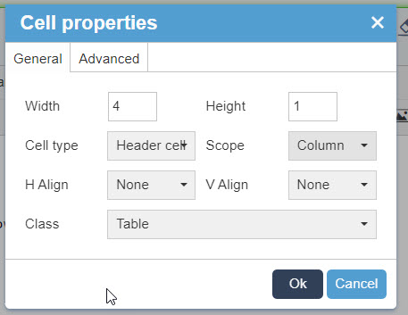 Select Column Headers