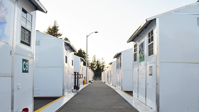 Los Guilicos Shelter Village for people experiencing homelessness